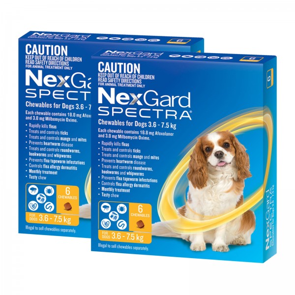 Nexgard Spectra Yellow Small Dog NEXSYEL1